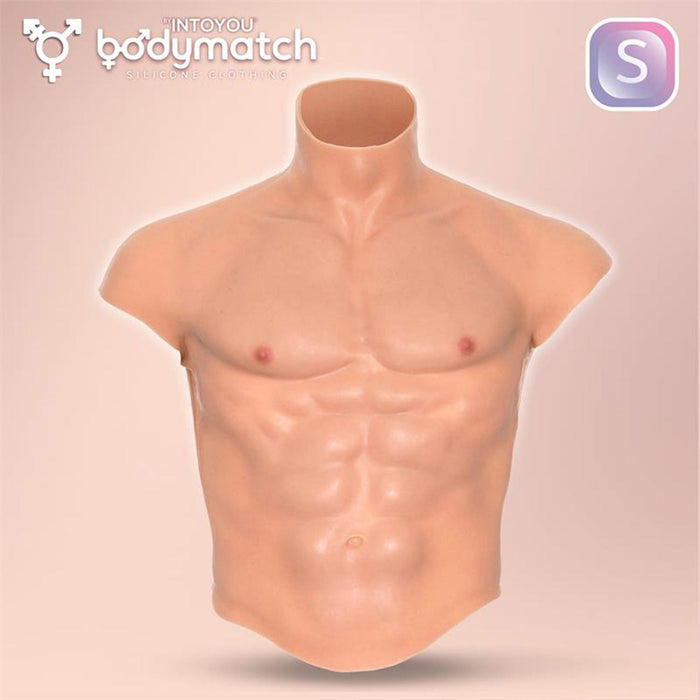 Bodymatch - Boomax - Hyperrealistisch Siliconen Mannelijk Bovenlichaam - Lichte Huidskleur-laced-up.nl