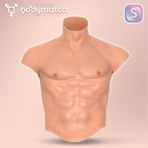 Bodymatch - Boomax - Hyperrealistisch Siliconen Mannelijk Bovenlichaam - Lichte Huidskleur-Laced-up.nl