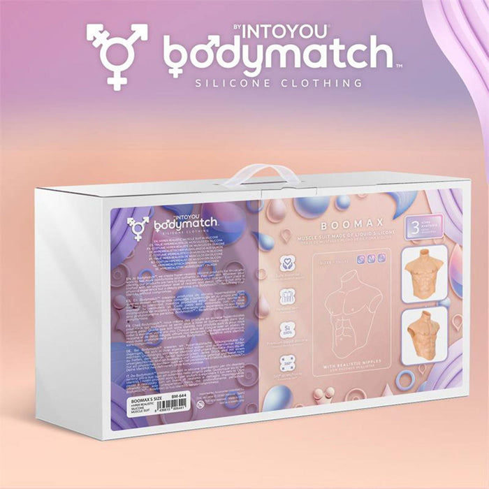 Bodymatch - Boomax - Hyperrealistisch Siliconen Mannelijk Bovenlichaam - Lichte Huidskleur-laced-up.nl