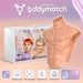 Bodymatch - Boomax - Hyperrealistisch Siliconen Mannelijk Bovenlichaam - Lichte Huidskleur-laced-up.nl