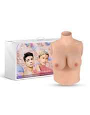 Bodymatch - Booskin - Realistische Siliconen Borstprothese - Lichte Huidskleur-Laced-up.nl