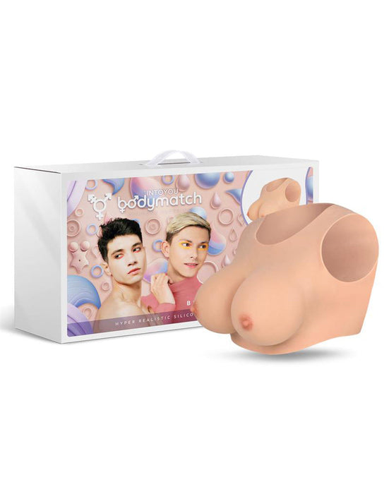 Bodymatch - Bowie - Realistische siliconen borstprothese - Lichte Huidskleur-Erotiekvoordeel.nl