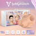 Bodymatch - Bowie - Realistische siliconen borstprothese - Lichte Huidskleur-Erotiekvoordeel.nl