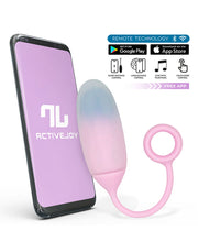 Intoyou - Vibrerend Eitje met App Control - Roze/Blauw-laced-up.nl