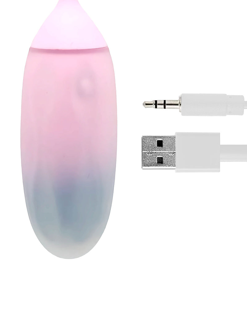 Intoyou - Vibrerend Eitje met App Control - Roze/Blauw-laced-up.nl