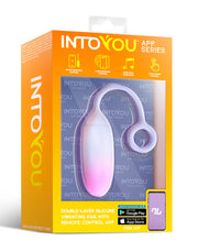 Intoyou - Vibrerend Eitje met App Control - Blauw/Roze-laced-up.nl