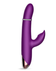 Intoyou - Sendel - Rabbit Vibrator met Bewegende Kralenring en App Control - Paars-laced-up.nl
