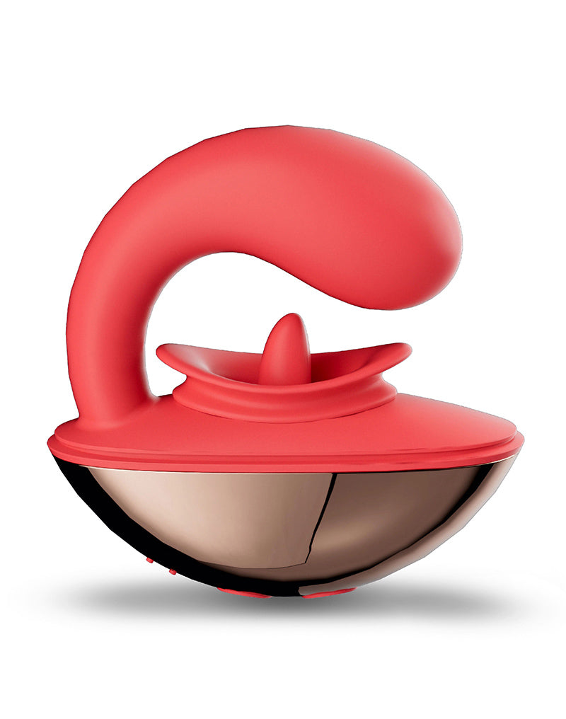 Intoyou - Rondy - Likkende Clitoris Vibrator - Met App Control - Rood-laced-up.nl