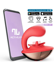 Intoyou - Rondy - Likkende Clitoris Vibrator - Met App Control - Rood-laced-up.nl
