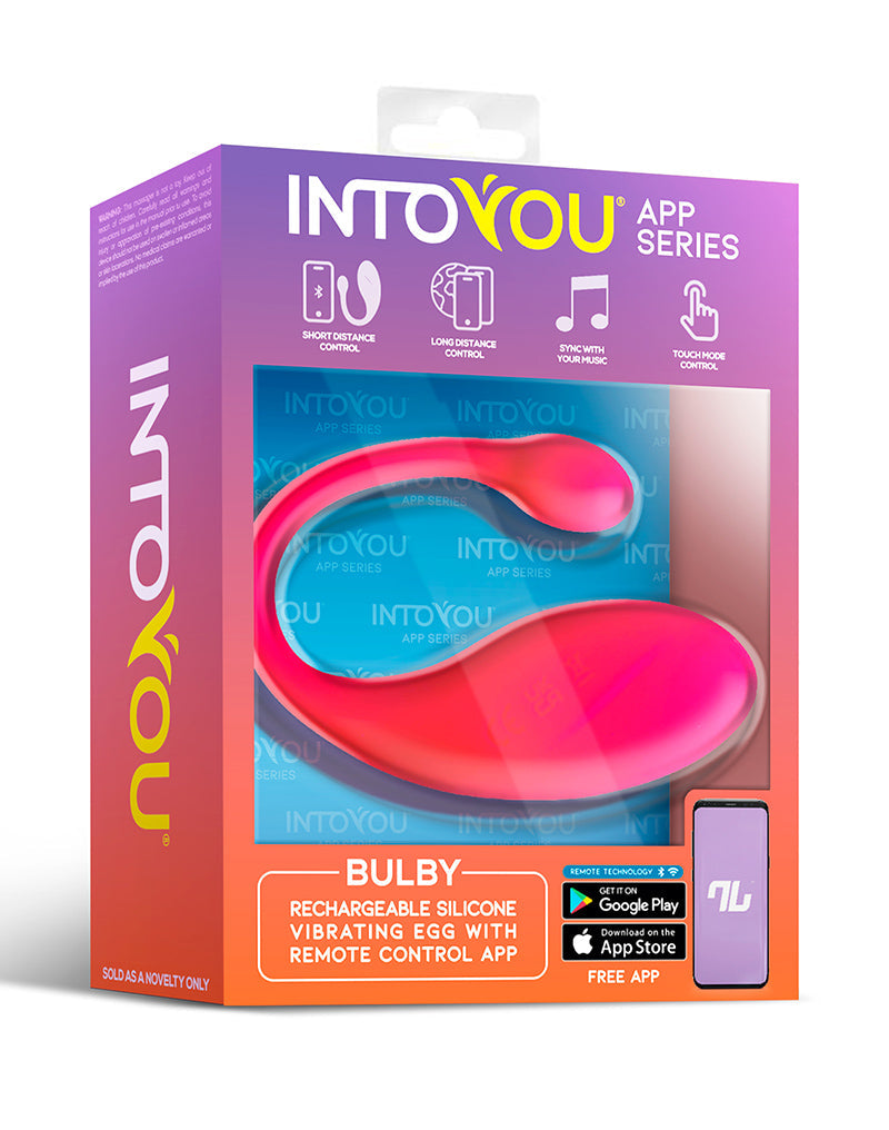 Intoyou - Bulby - Vibrerend Ei met App - Diep Roze-laced-up.nl