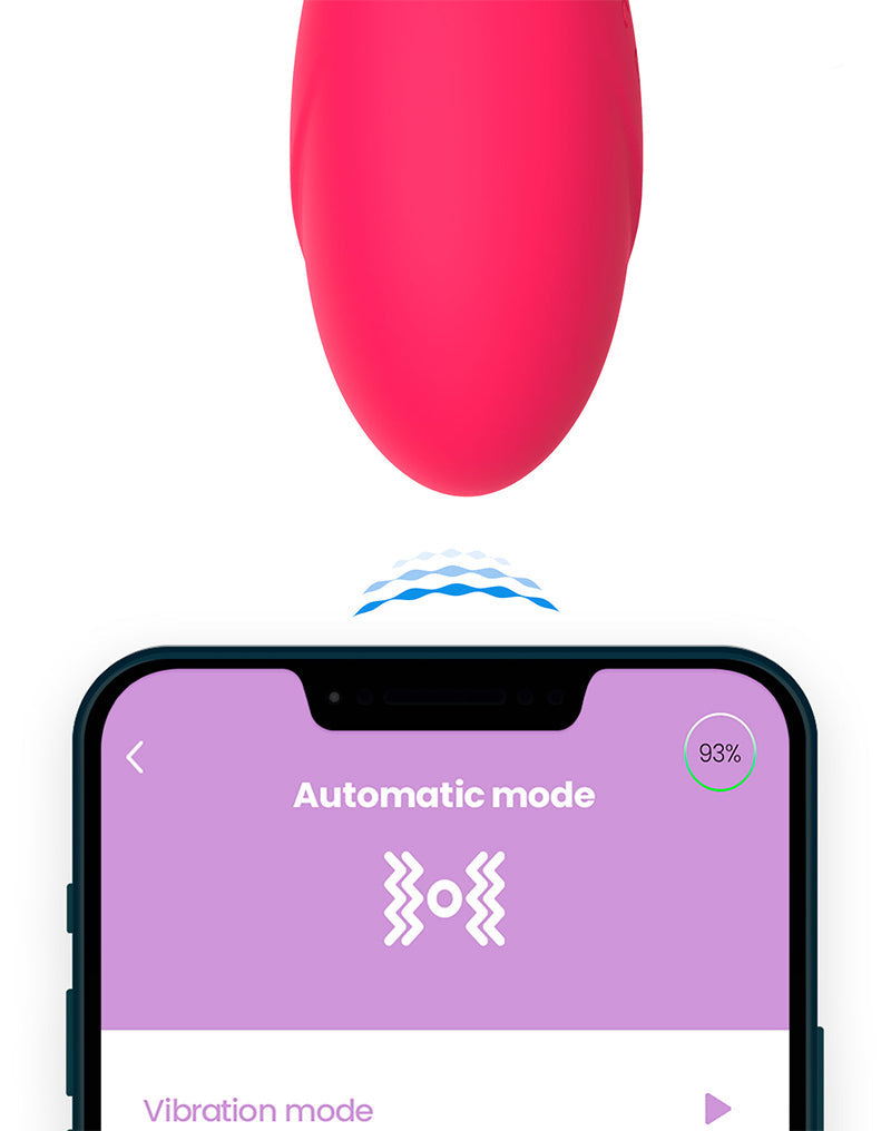 Intoyou - Bulby - Vibrerend Ei met App - Diep Roze-laced-up.nl