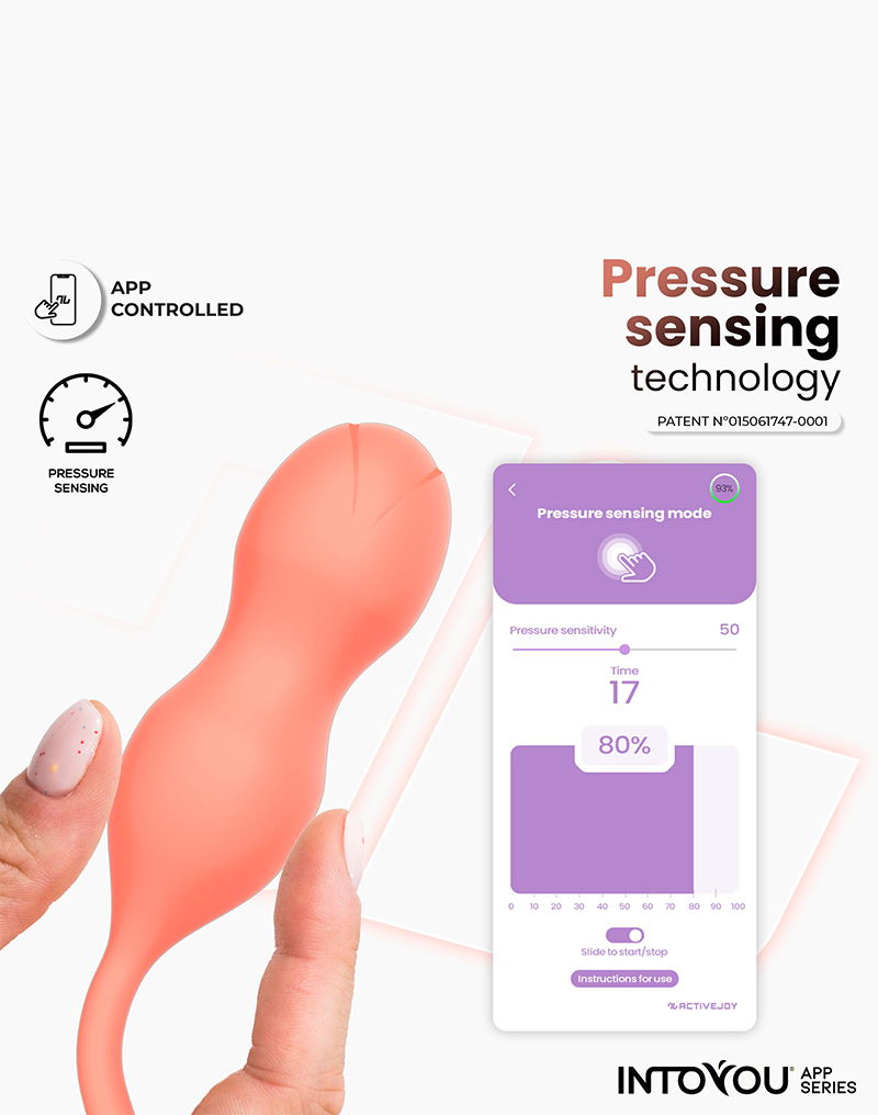 IY - Kyra - App Bediende Bekkenbodemtrainer Vaginaballetjes met Vibratie – Oranje-laced-up.nl