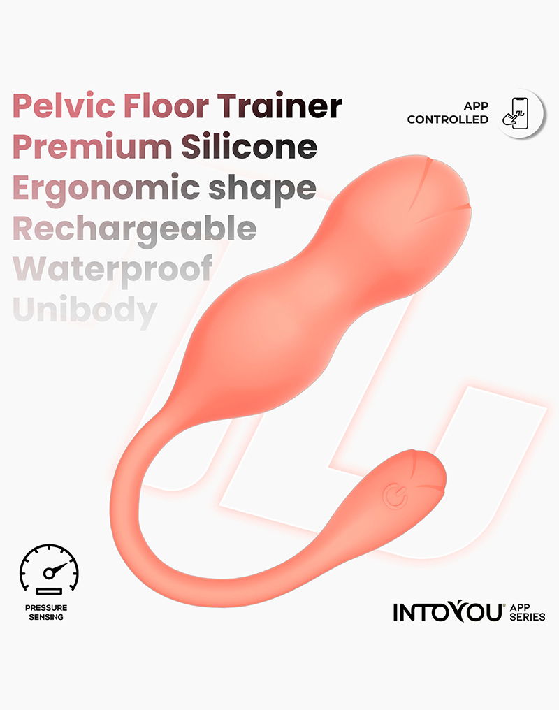 IY - Kyra - App Bediende Bekkenbodemtrainer Vaginaballetjes met Vibratie – Oranje-laced-up.nl