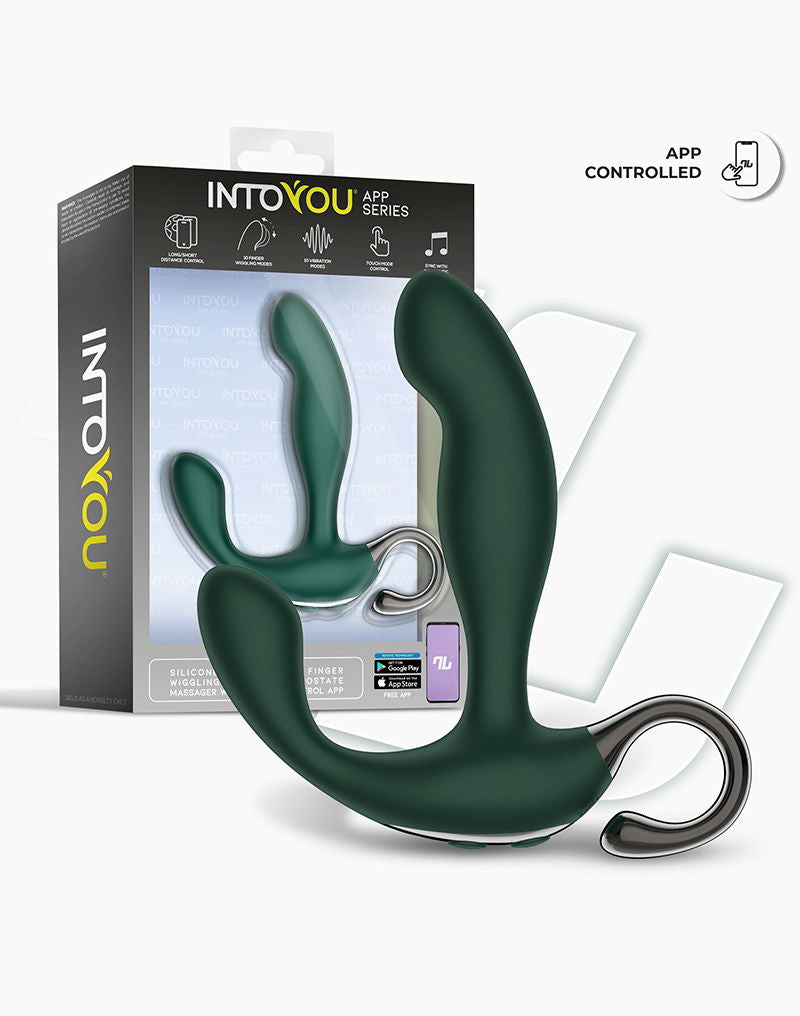 IY - Greeny Prostaatmassager met Wiggling Tip & App bediening – Groen-laced-up.nl