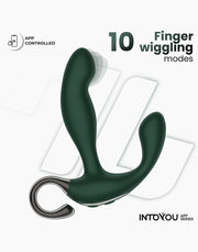 IY - Greeny Prostaatmassager met Wiggling Tip & App bediening – Groen-laced-up.nl
