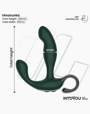 IY - Greeny Prostaatmassager met Wiggling Tip & App bediening – Groen-laced-up.nl