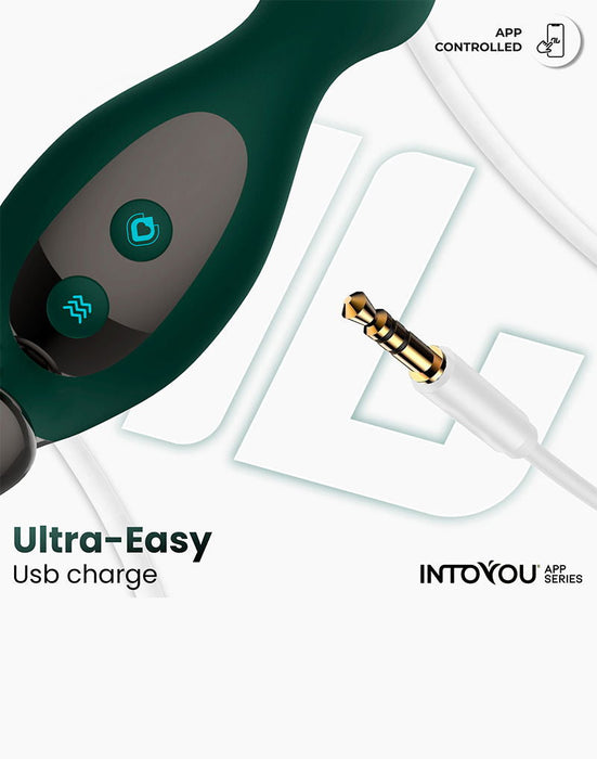 IY - Greeny Prostaatmassager met Wiggling Tip & App bediening – Groen-Erotiekvoordeel.nl