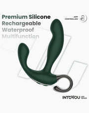 IY - Greeny Prostaatmassager met Wiggling Tip & App bediening – Groen-laced-up.nl