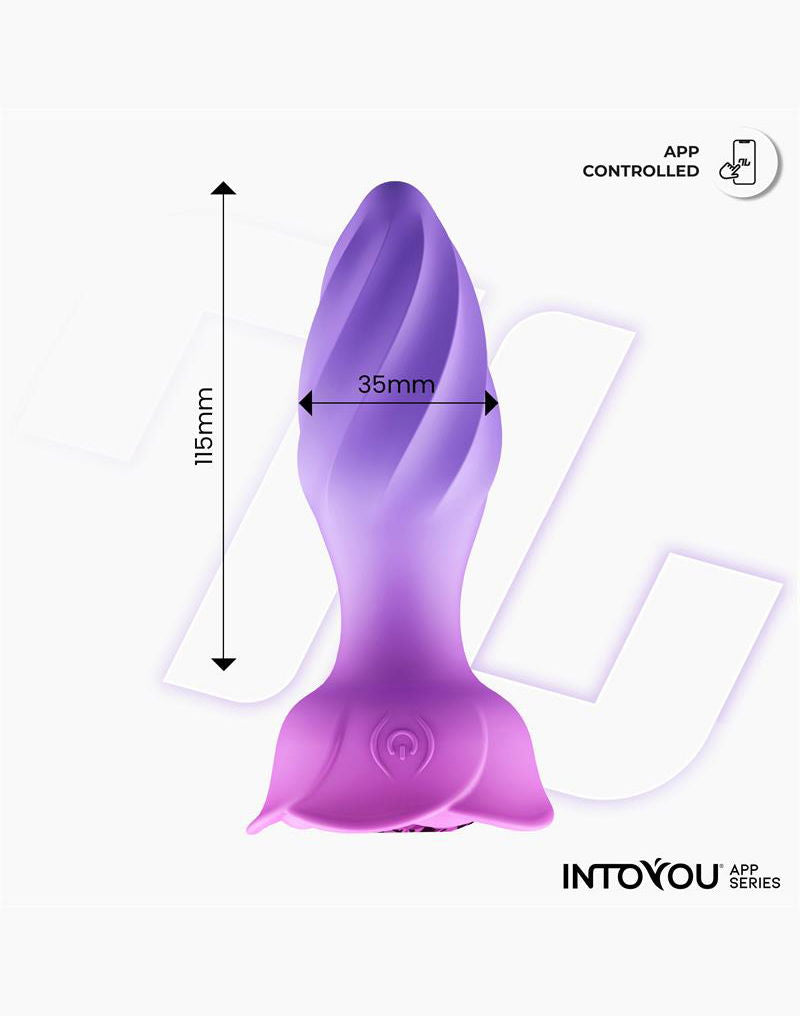 IY Moxy - Buttplug 360º Roterende Buttplug - App Control - Lila