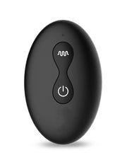 IY Milton - Vibrerende Buttplug met Dubbele Klopfunctie en Afstandsbediening - Zwart-laced-up.nl