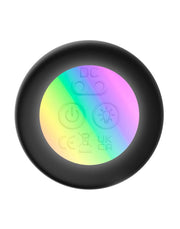 IY Tainy - Stotende Buttplug met Ledverlichting en Afstandsbediening - Zwart-laced-up.nl
