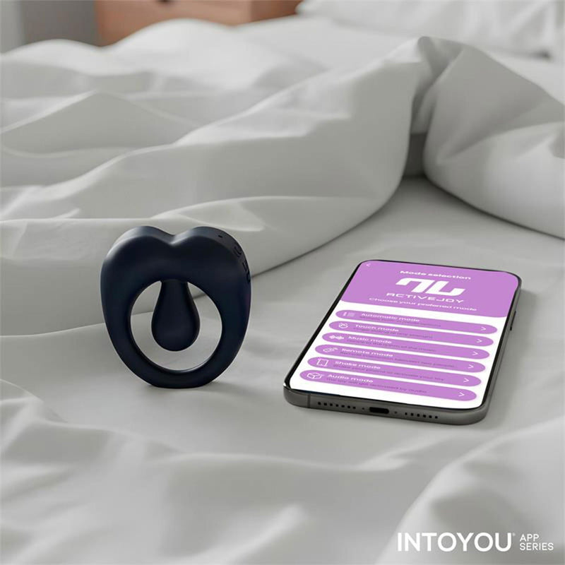 IY - Kenny - Cockring met Clitoris Stimulator - App Control - Nachtblauw-Erotiekvoordeel.nl