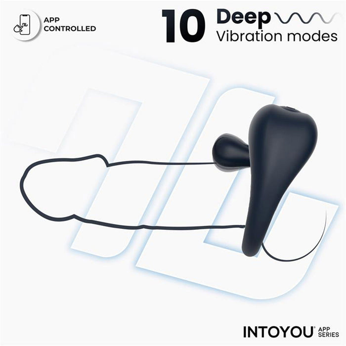 IY - Kenny - Cockring met Clitoris Stimulator - App Control - Nachtblauw-Erotiekvoordeel.nl