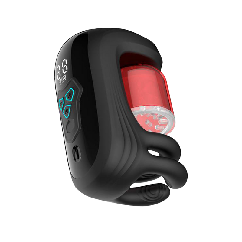 IY - Torky - Compressing Rotating Masturbator with App Control - Zwart-Erotiekvoordeel.nl