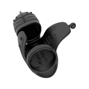 IY - Zonte - Roterende en Vibrerende Cap Masturbator - App Control – Zwart-Erotiekvoordeel.nl