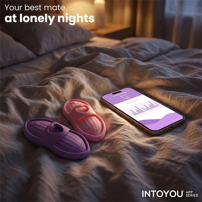 IY - Laia - Verwarmde Vingervibrator - Met App Control - Lila-Erotiekvoordeel.nl