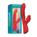 IY - Trixy - Driedubbele Kloppende Rabbit Vibrator met Likkende Tong - App Control - Rood-Erotiekvoordeel.nl