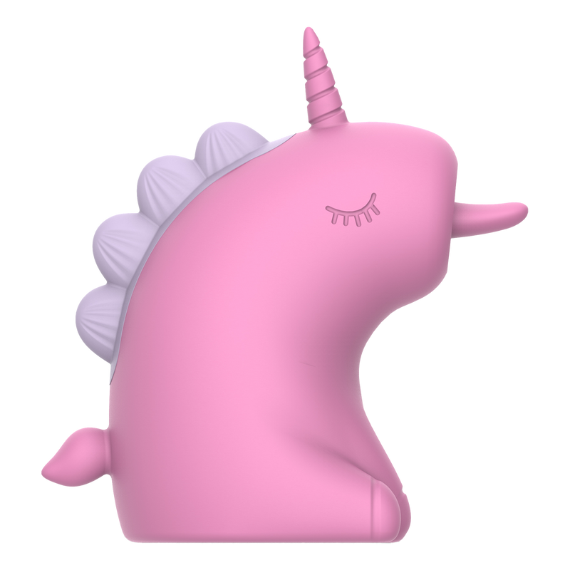 ER - Cupcake Unicorn - Clitoris Vibrator met 360° Roterende Tong - Roze-laced-up.nl