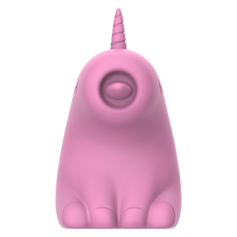 ER - Cupcake Unicorn - Clitoris Vibrator met 360° Roterende Tong - Roze-laced-up.nl