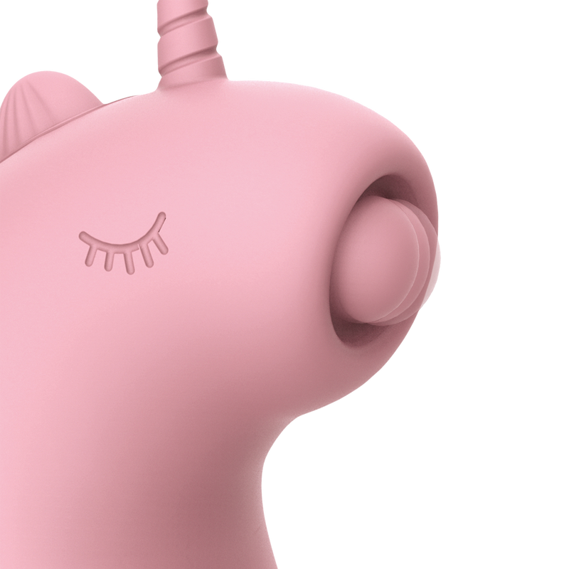 ER - Sweetmoon Unicorn - Clitoris Massager met Pulse - Zachtroze-laced-up.nl