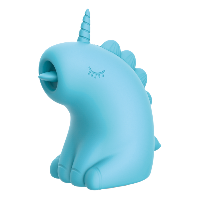 ER - Snowflake Unicorn - Clitoris Vibrator met Likkende Tong - Blauw-Erotiekvoordeel.nl