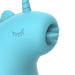 ER - Snowflake Unicorn - Clitoris Vibrator met Likkende Tong - Blauw-Erotiekvoordeel.nl