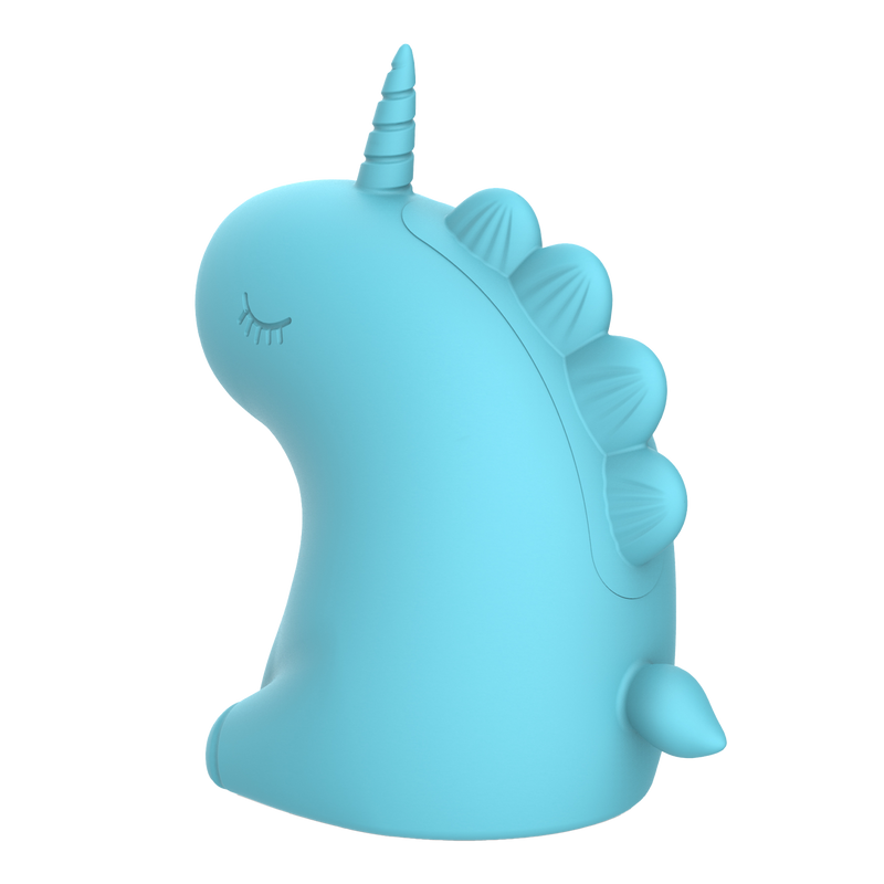 ER - Snowflake Unicorn - Clitoris Vibrator met Likkende Tong - Blauw-laced-up.nl