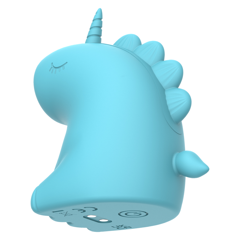 ER - Snowflake Unicorn - Clitoris Vibrator met Likkende Tong - Blauw-laced-up.nl