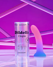 Love to Love - Utopia - Dildolls - Gladde Dildo - Roze/Violet/Blauw-laced-up.nl