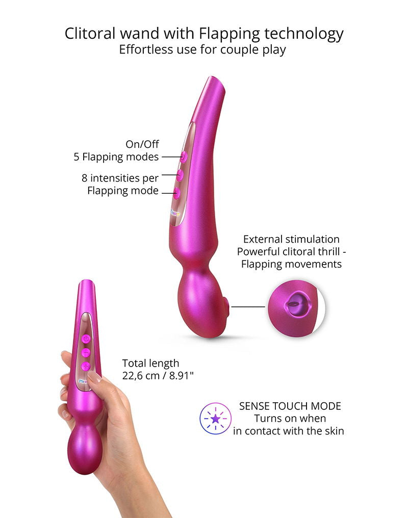 Love to Love - Pleaser - Wandvibrator - Iridescent Berry-laced-up.nl