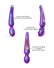 Love to Love - Pleaser - Wand Vibrator met Flapper Functie - Iridescent Night-laced-up.nl