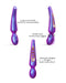 Love to Love - Pleaser - Wand Vibrator met Flapper Functie - Iridescent Night-Erotiekvoordeel.nl