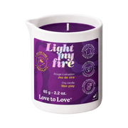Love to Love - Light My Fire - Druppelkaars - Wax Play - Paars-Erotiekvoordeel.nl