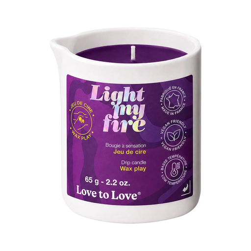 Love to Love - Light My Fire - Druppelkaars - Wax Play - Paars-Erotiekvoordeel.nl