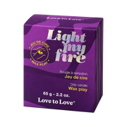 Love to Love - Light My Fire - Druppelkaars - Wax Play - Paars-Erotiekvoordeel.nl