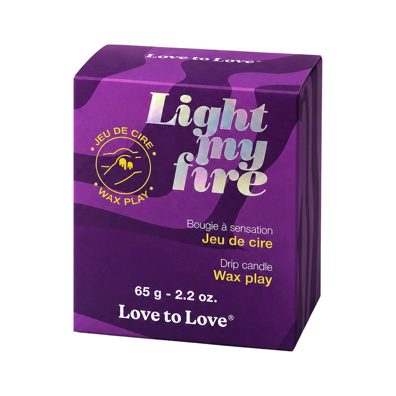 Love to Love - Light My Fire - Druppelkaars - Wax Play - Paars-Erotiekvoordeel.nl