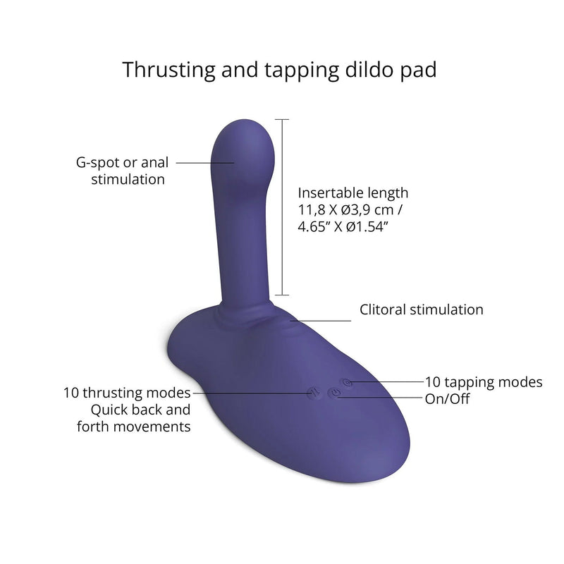 Love to Love – GOFAST - Zit-vibrator - Hands-free Vibrator - Vibrator-kussen - Midnight Indigo-Erotiekvoordeel.nl