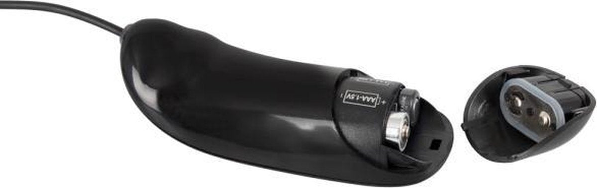 You2Toys – Vibromasseur anal en silicone avec courbure – Compatible avec harnais – Noir