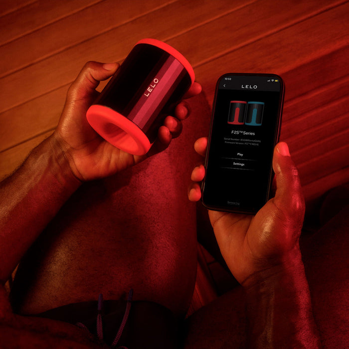 LELO - F2S Master Blaster- Stamina Trainer & Stroker - App Control - Rojo