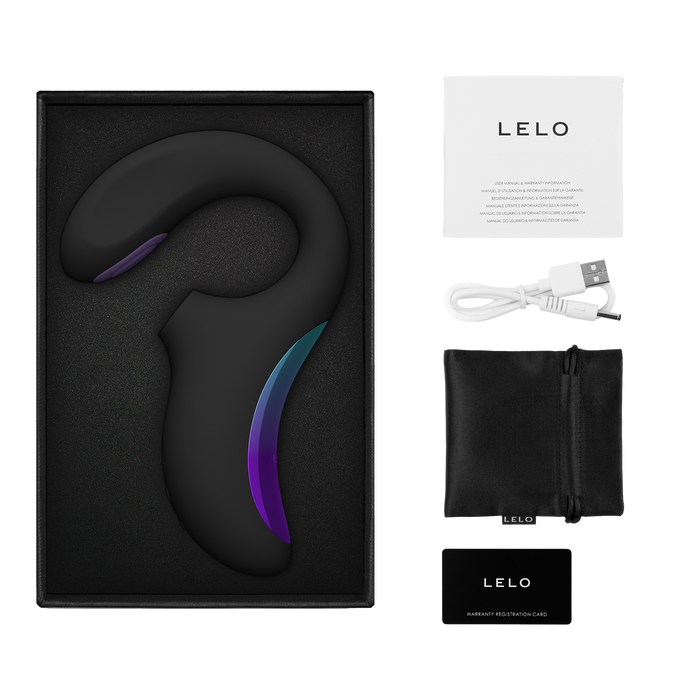 Lelo - Enigma Double Sonic - Drievoudige stimulatie - App Control - Zwart-Erotiekvoordeel.nl